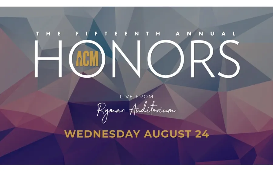 Academy of Country Music® to Celebrate 15th Academy of Country Music Honors™ on Wednesday, August 24, 2022 at Nashville’s Historic Ryman Auditorium