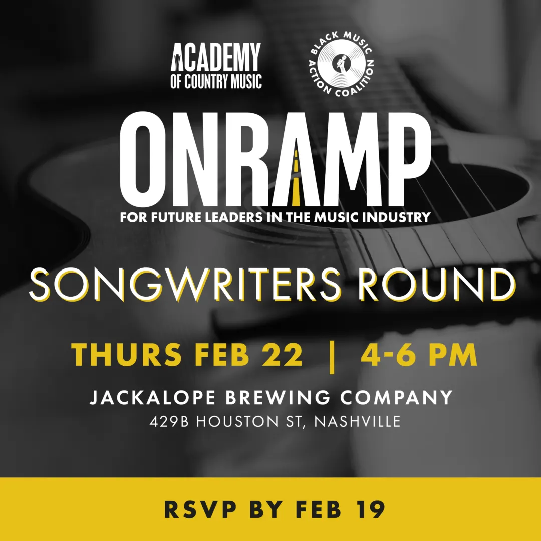 Academy of Country Music to Host Songwriters Round Featuring Onramp Class Members