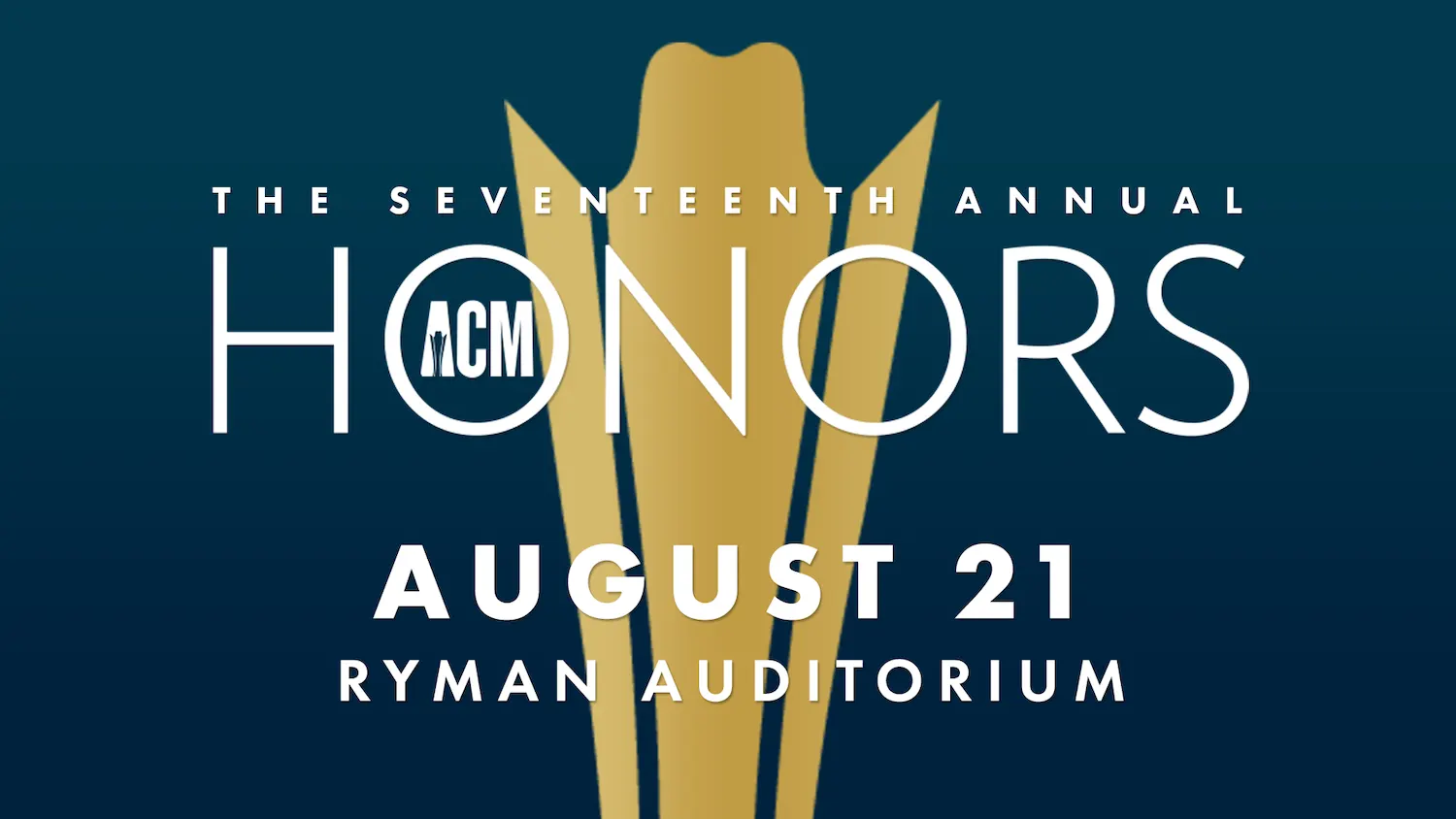 Academy of Country Music® Announces 59th ACM Industry Awards and Studio Recording Awards Winners