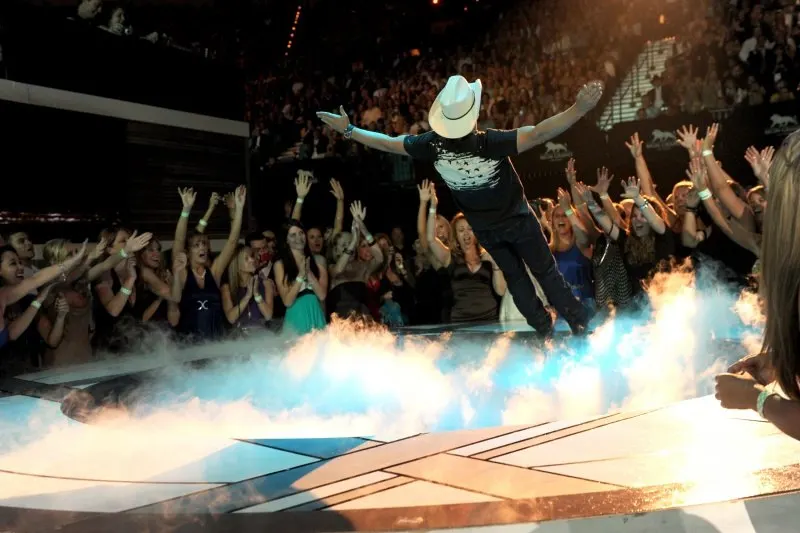 Brad Paisley performs, 2010